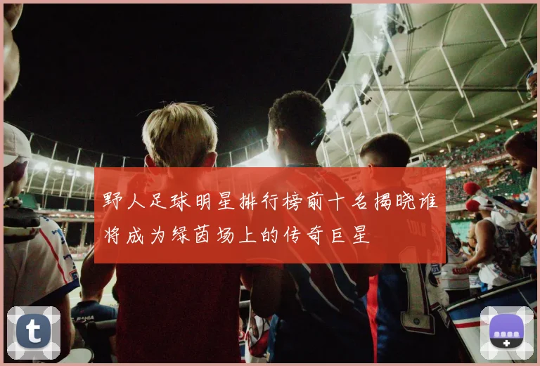 野人足球明星排行榜前十名揭晓谁将成为绿茵场上的传奇巨星